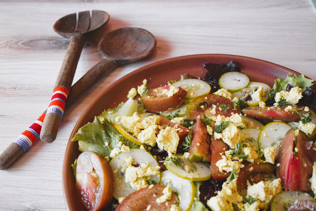 Curried Fromage Blanc Summer Salad
