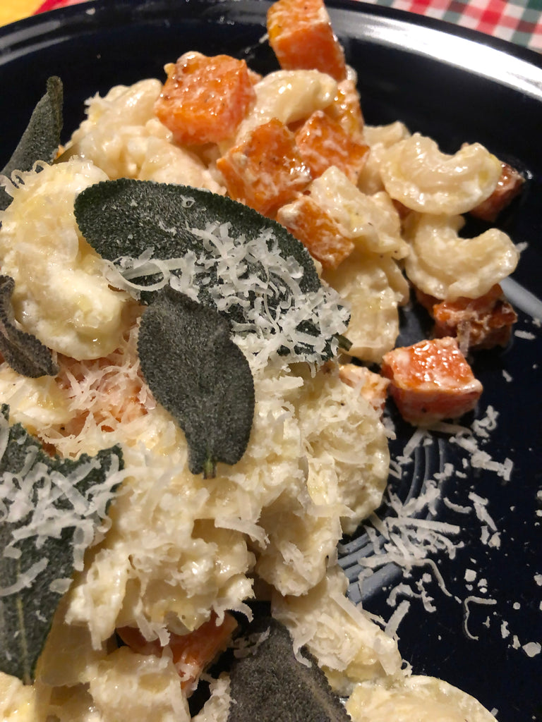 Butternut Squash with Sage and Fromage Blanc